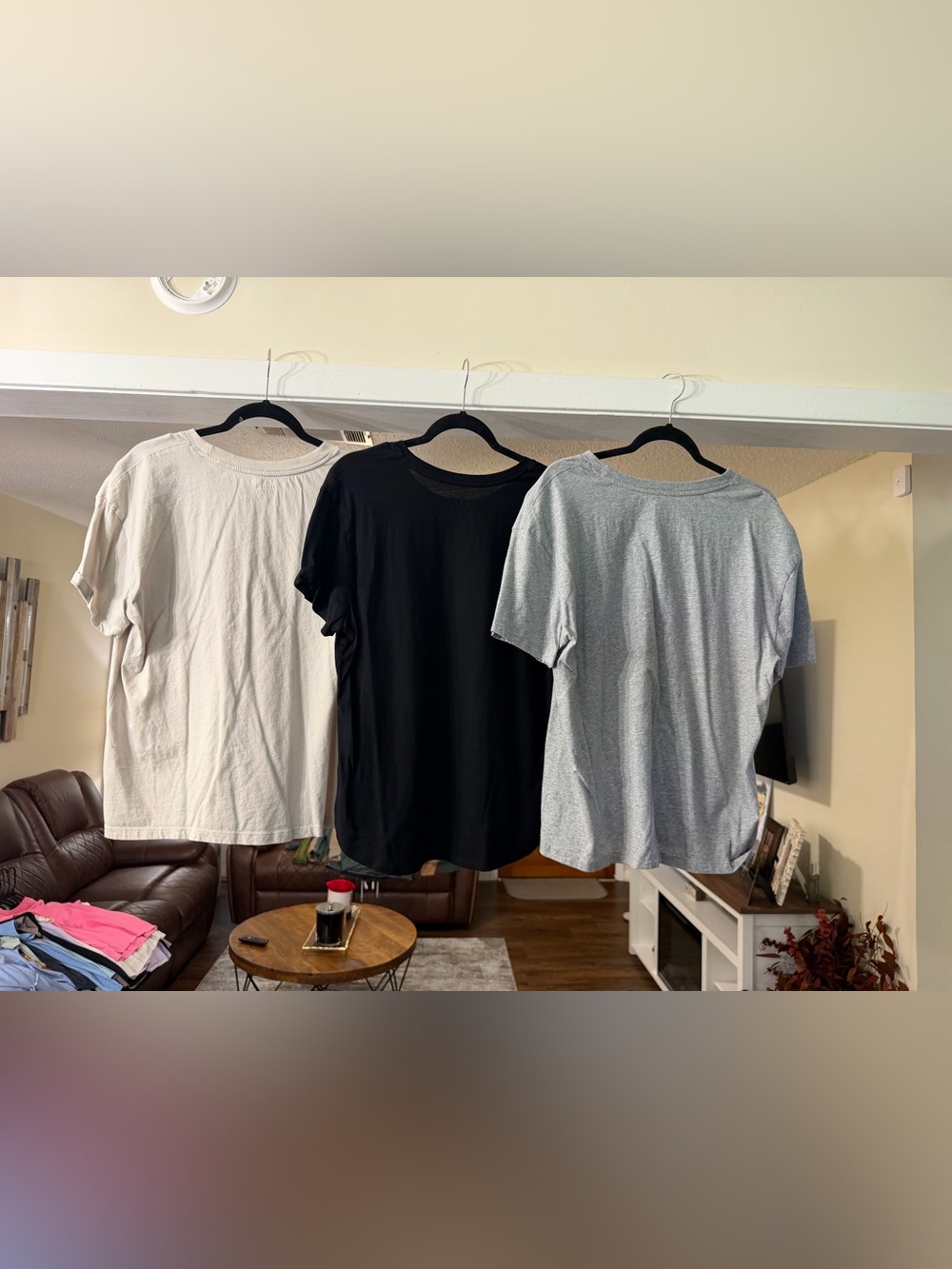 Reebok Short Sleeve Crew Tee — Black, Gray, White/Cream - Picture 3 of 6